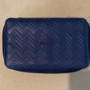 Missoni Dark Blue Chevron Wallet